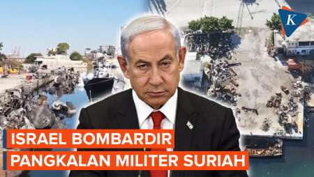 Pangkalan Militer hingga Gudang Amunisi Suriah Dibombardir Israel