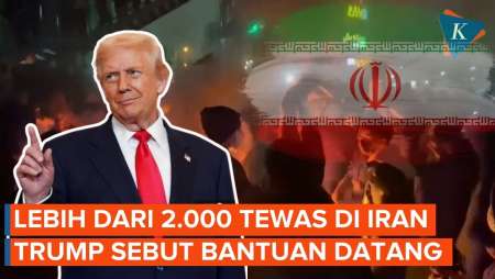 Lebih Dari 2.000 Orang Tewas Dalam Protes Iran, Trump Klaim Bantuan Segera Datang
