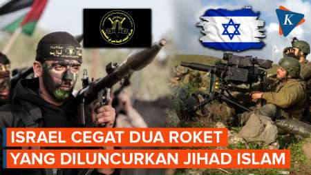 Israel Cegat Roket dari Gaza Utara, Diduga Diluncurkan Sayap Militer Jihad Islam Palestina