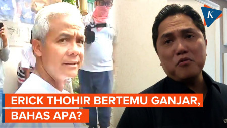 Erick Thohir Bertemu Ganjar Pranowo, Bahas Pilpres? 