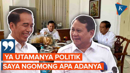 Jokowi Akui Bahas Politik Saat Bertemu Prabowo