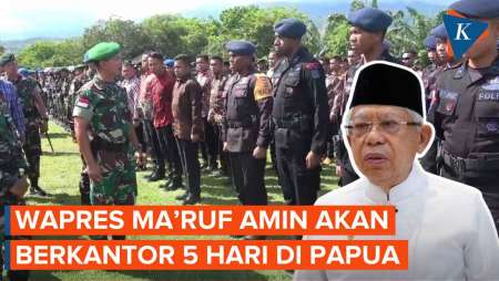 1.500 Personel TNI-Polri Disiagakan Jelang Kunjungan Wapres ke Papua Malam Ini