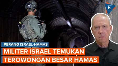 IDF Temukan Terowongan Besar Hamas, Menhan Israel Nekat Masuk