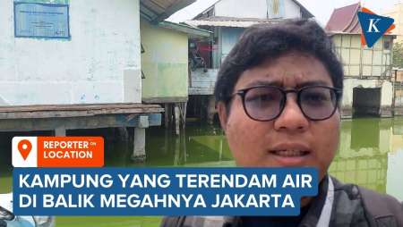 Potret Kampung di Jakarta yang Terendam Air Puluhan Tahun