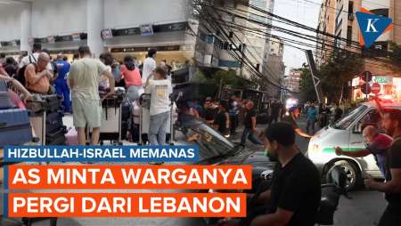 Hizbullah-Israel Memanas! AS Minta Warganya Tinggalkan Lebanon