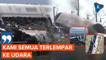 Kesaksian Korban Tabrakan Kereta Cepat Spanyol: Rel Menembus Atap Gerbong