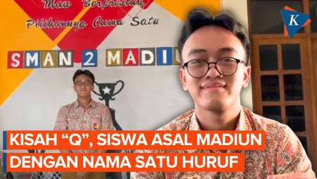 Namanya Cuma Satu Huruf "Q", Siswa SMA Asal Madiun Viral Di Medsos