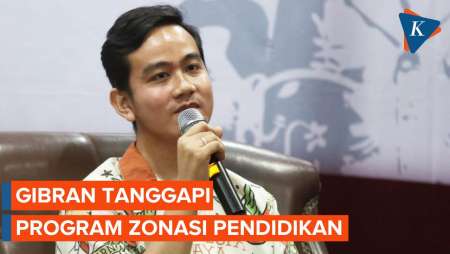 Tanggapan Gibran soal Program Zonasi yang Dibuat Mendikbud Lama