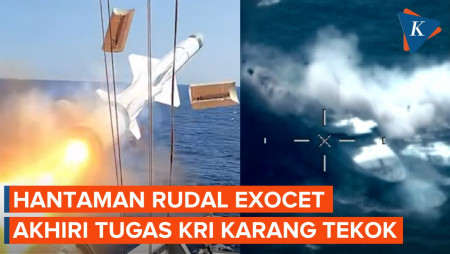 Dahsyatnya Rudal Exocet, Bikin KRI Karang Tekok Karam Tak Sampai 2 Menit