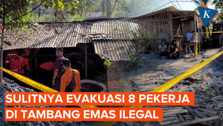 Evakuasi 8 Penambang Emas di Banyumas Terkendala Debit Air yang Tinggi