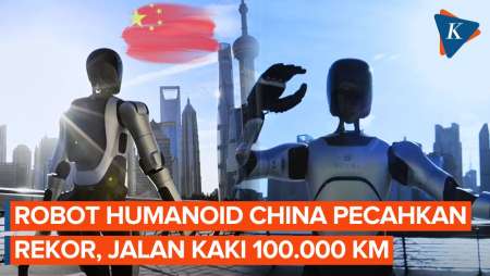 Robot Humanoid China Pecahkan Rekor Jalan Terlama, Tempuh 100.000 Km Lebih!