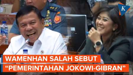 Momen Wamenhan Salah Sebut Pemerintahan “Jokowi-Gibran” Saat Rapat dengan Komisi I DPR