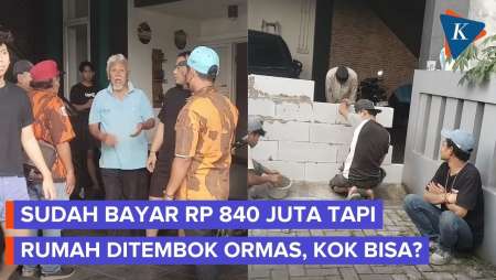 Rumah Di Tangsel Ditembok Ormas Dan Penghuni Disuruh Angkat Kaki, Ini Pengakuan Kedua Pihak