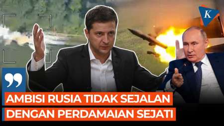 Zelensky: Rusia Jauh dari Niat Perdamaian