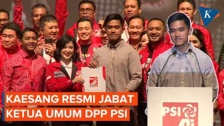 Kaesang Resmi Jadi Ketua Umum DPP PSI