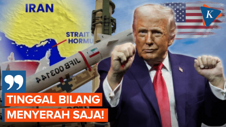 Klaim Iran Sudah Kalah Perang, Trump: Tinggal Bilang Menyerah Saja!