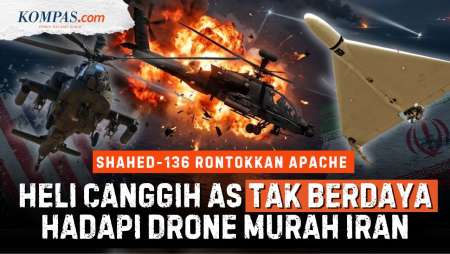 Shahed-136 Iran, Drone Murah Yang Rontokkan Heli Apache AS