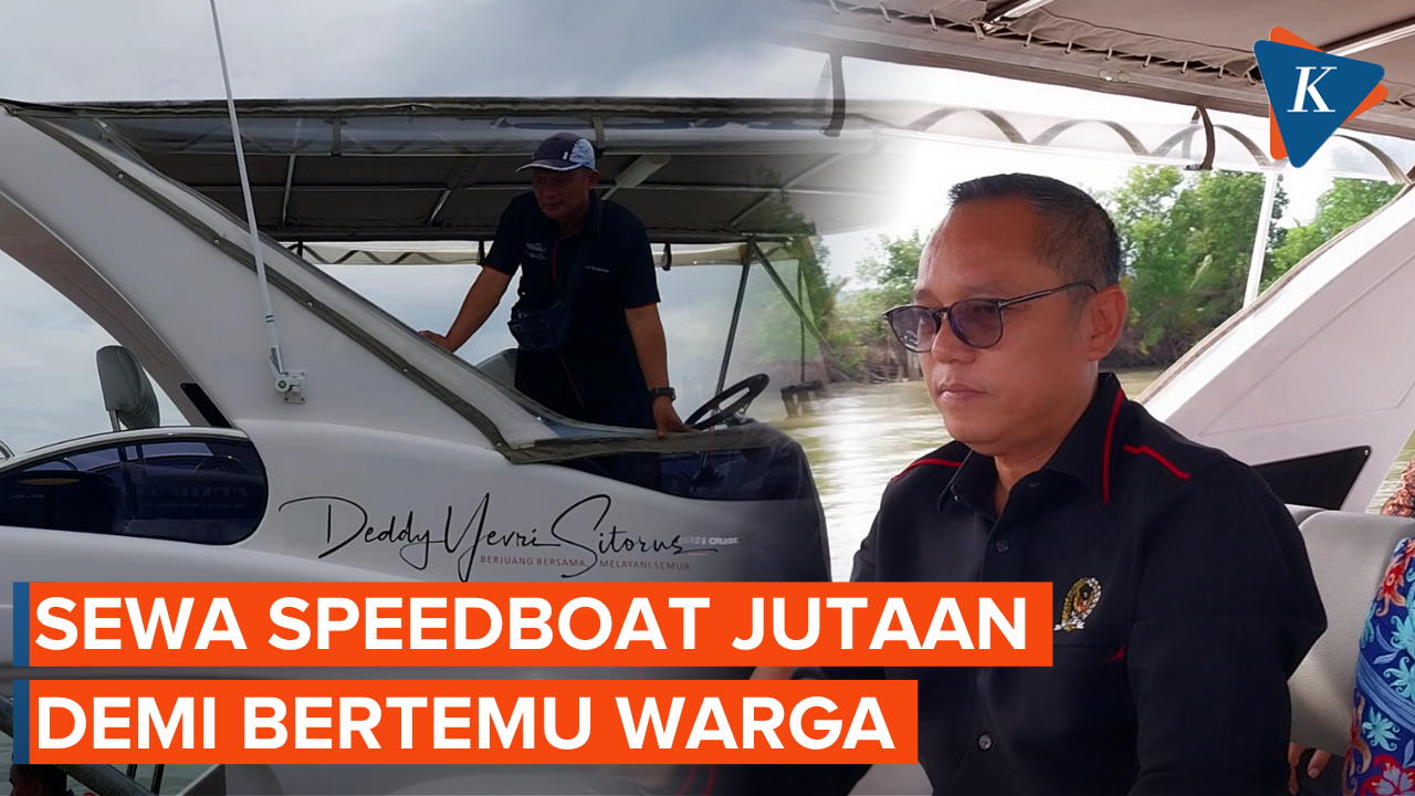 Anggota DPR Blusukan Naik Speedboat demi Bertemu Warga Kaltara
