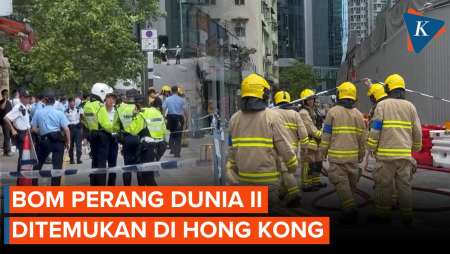 Bom Perang Seberat 450 Kg Ditemukan di Hong Kong,  6.000 Orang Dievakuasi