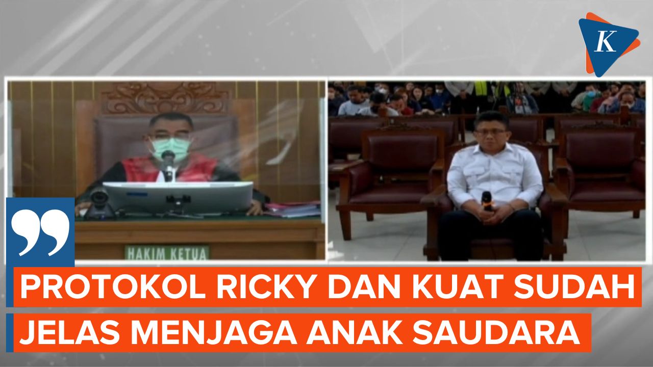 Hakim Cecar Ferdy Sambo soal Ricky Rizal dan Kuat Ma'ruf Ikut ke Jakarta pada 8 Juli 2022