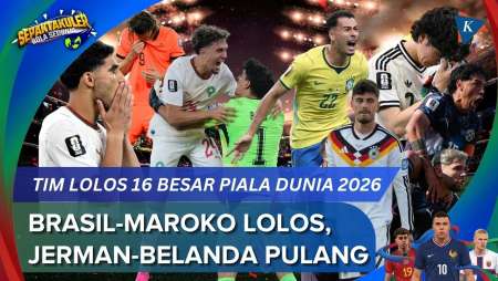 Daftar Tim Lolos 16 Besar Piala Dunia 2026: Jerman-Belanda Pulang, Maroko Susul Brasil Lolos