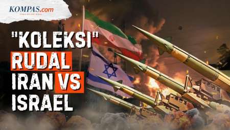 Jajaran Rudal Iran Vs Israel: Teheran Punya 17, Berbanding 8 Milik Tel Aviv