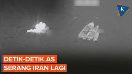 Detik-detik Serangan Baru AS Bombardir Iran