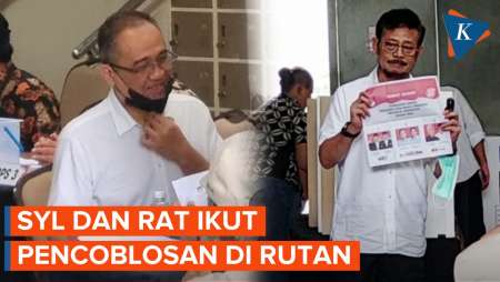 Momen Syahrul Yasin Limpo dan Rafael Alun Nyoblos di Rutan KPK