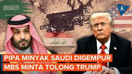 Pipa Minyak Arab Saudi Diserang Drone, MBS "Merengek" Minta Tolong Trump