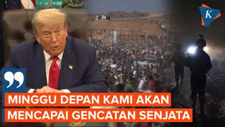 Trump Sebut Kesepakatan Gencatan Senjata di Gaza Sudah Dekat