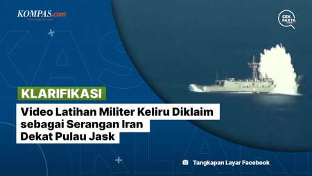[KLARIFIKASI] Video Latihan Militer Keliru Diklaim sebagai Serangan Iran Dekat Pulau Jask