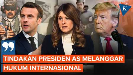 Rakyat Venezuela Bahagia Maduro Ditangkap AS, Tapi Macron Tetap Salahkan Trump