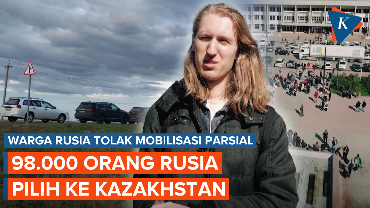 98.000 Orang Rusia Menyeberang ke Kazakhstan Tolak Mobilisasi
