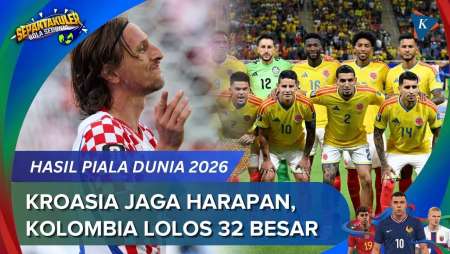Hasil Piala Dunia 2026: Kroasia Jaga Harapan, Kolombia Gusur Portugal Dan Lolos 32 Besar