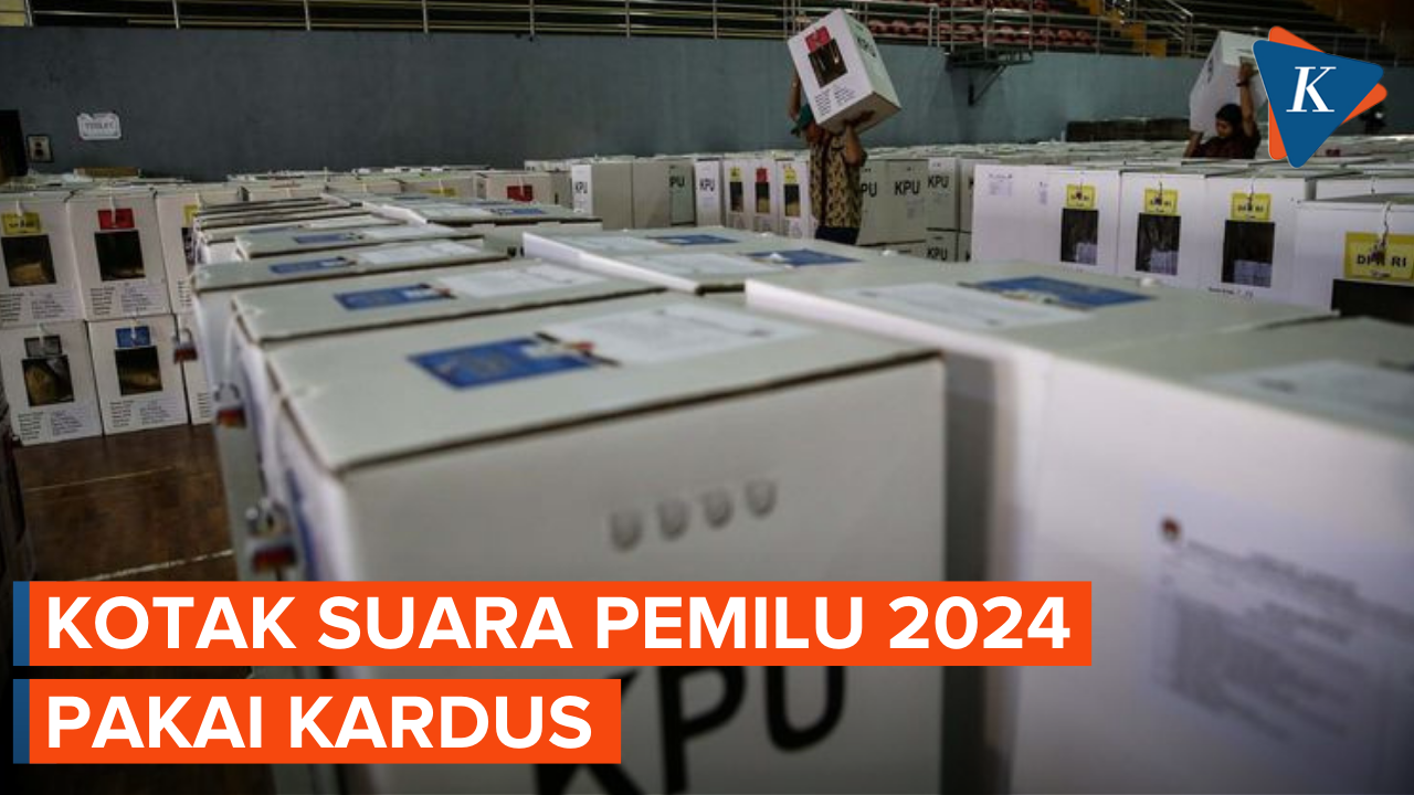 KPU Pertimbangkan Kotak Suara Karton Kedap Air pada Pemilu 2024.