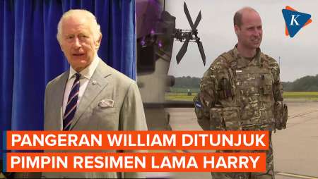 Raja Charles III Serahkan Korps Udara Harry ke Pangeran William