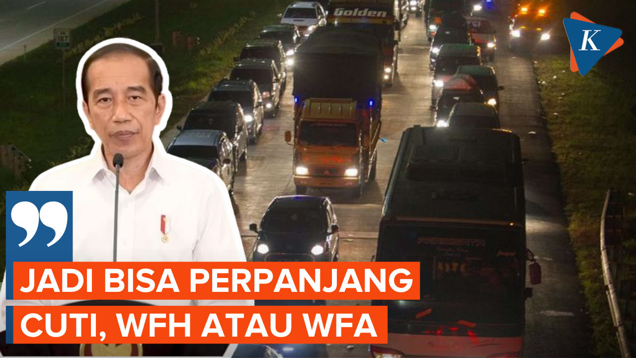 Jokowi Imbau Pemudik Tunda Perjalanan Balik Hingga 26 April 2023