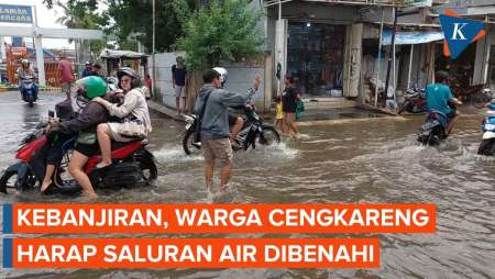 2 Hari Kebanjiran, Warga Kamal Cengkareng Minta Saluran Air Diperbaiki