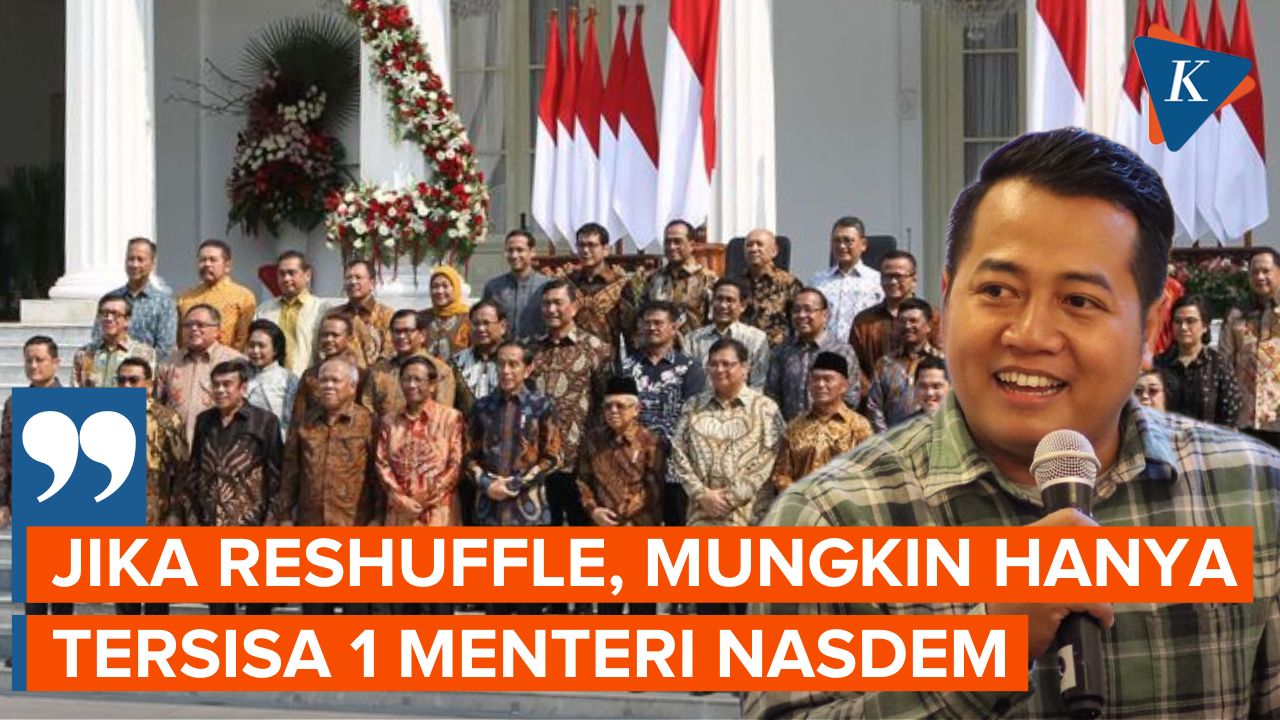 Jokowi Diprediksi Hanya Sisakan 1 Menteri Nasdem Saat Reshuffle Kabinet