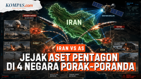Iran Bikin AS "Buta Dan Tuli": Daftar Aset Pentagon Di Empat Negara Babak Belur Dihujani Rudal-Drone