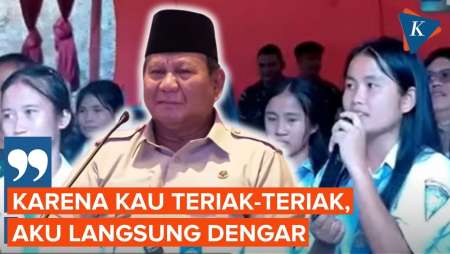 Bocah Nias Curhat Minta Jembatan dan MBG, Prabowo: Berani Sekali Kau Teriak-teriak ke Presiden