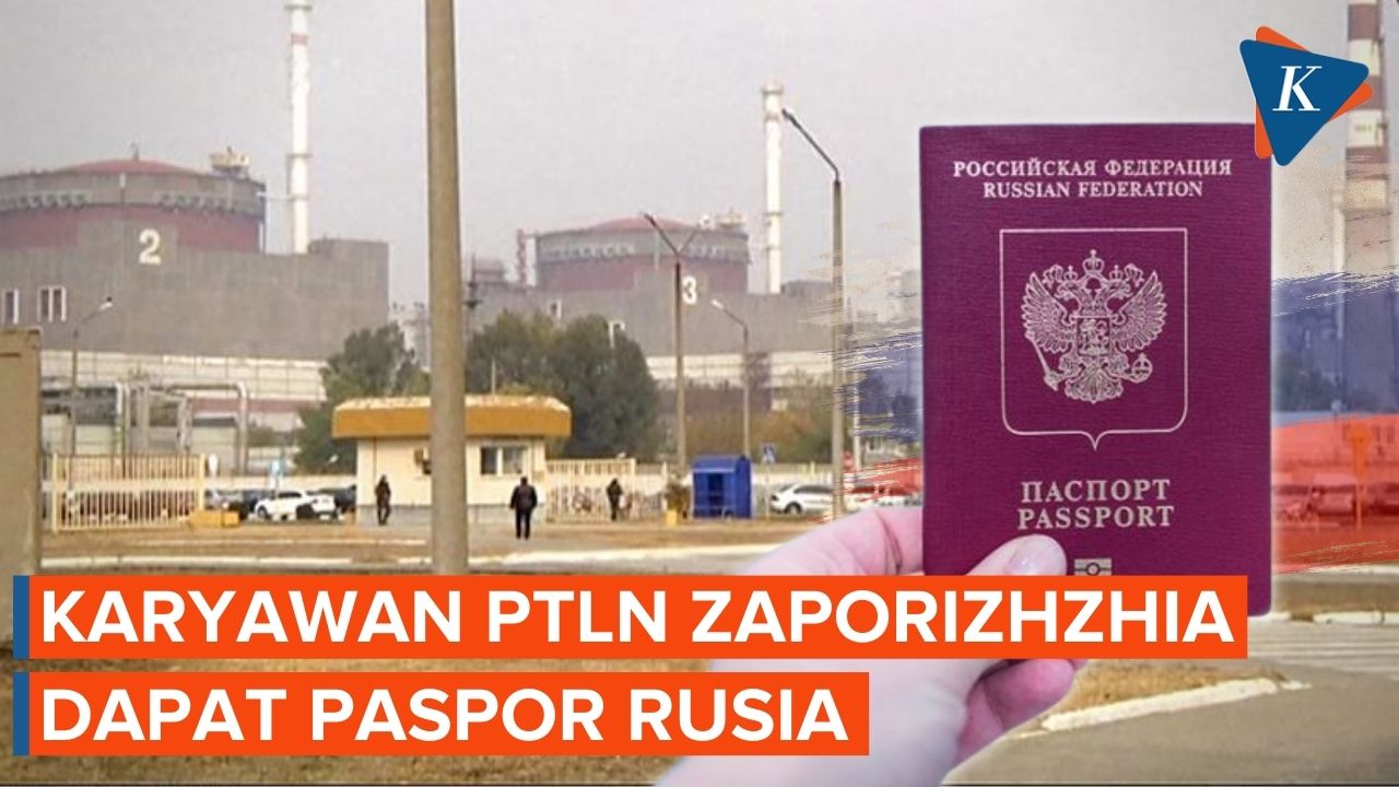 Paspor Rusia untuk 3.000 Karyawan PLTN Zaporizhzhia di Ukraina