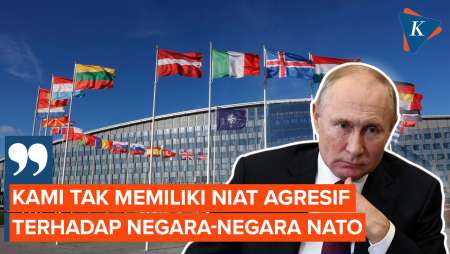Putin Tegaskan Rusia Tak Akan Serang NATO, tapi Ancam Tembak…