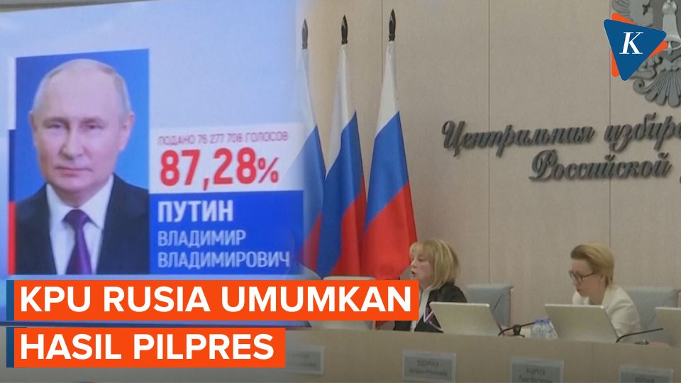 Putin Resmi Menang Pilpres Rusia Berkuasa Untuk Periode Kelima