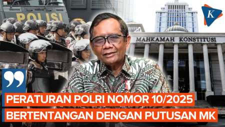 Mahfud MD Tanggapi Perpol Soal Polisi Duduki Jabatan Sipil 17 Kementerian