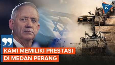 Usai Digempur Iran, Menteri Gantz Pamer Pencapaian Israel di Medan Perang