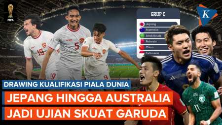 Drawing Putaran Ketiga Kualifikasi Piala Dunia 2026: Garuda Segrup dengan Jepang hingga Arab