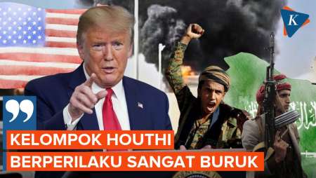 Rudal Houthi Sasar Riyadh Lagi, Trump: Mereka Berperilaku Sangat Buruk!