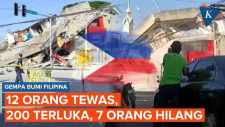 Gempa Filipina Tewaskan 12 Orang Dan Picu Ancaman Tsunami Di Indonesia