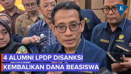 4 Alumni LPDP Sudah Bayar Sanksi Kembalikan Dana, Nilainya Rp 2 Miliar Per Orang